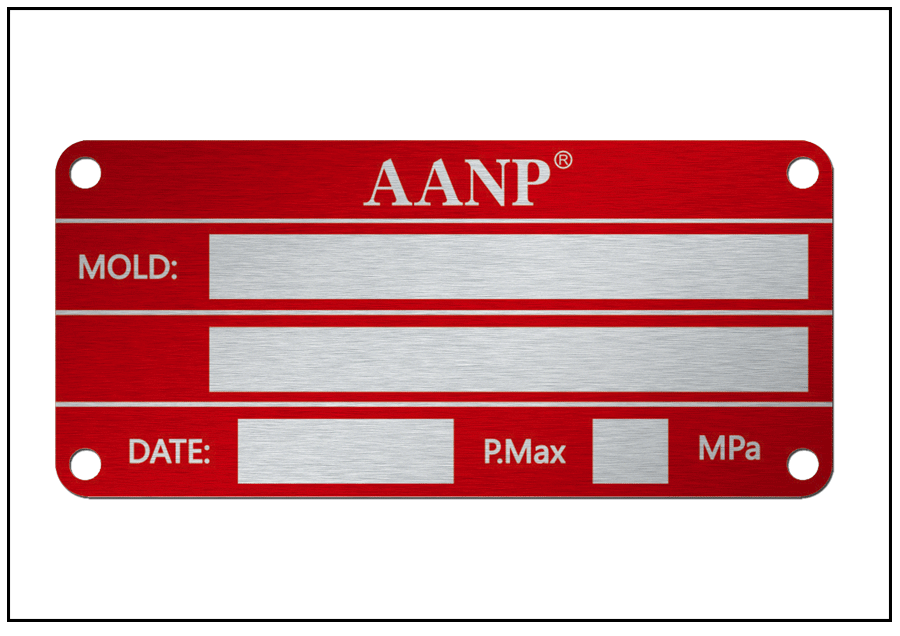 設(shè)備防偽鋁合金銘牌