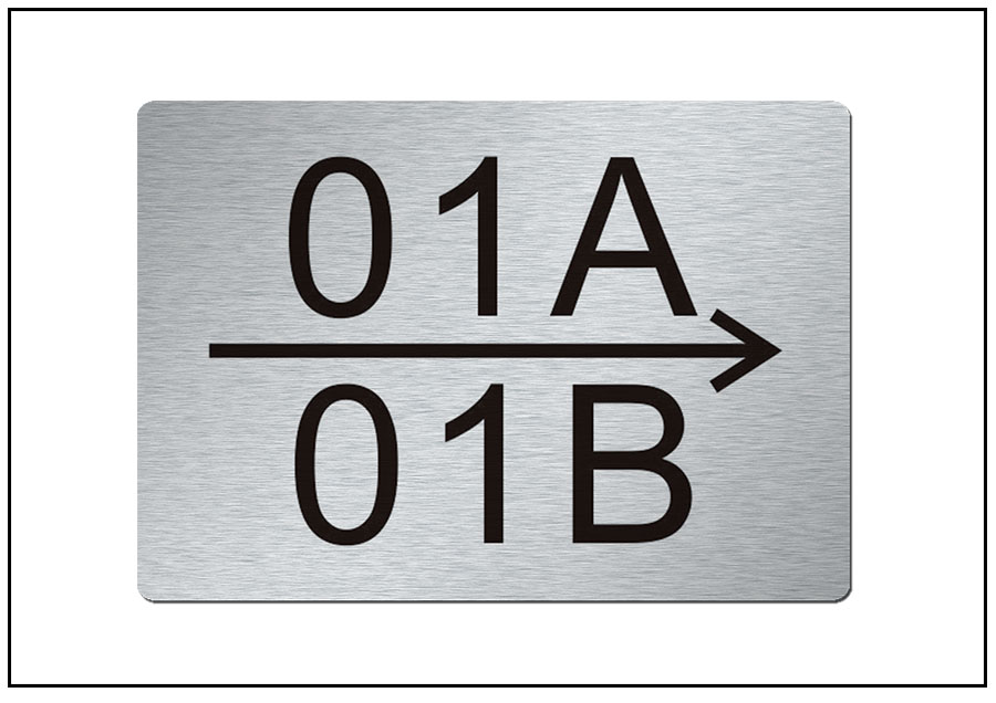 陽(yáng)極氧化指示小標(biāo)牌